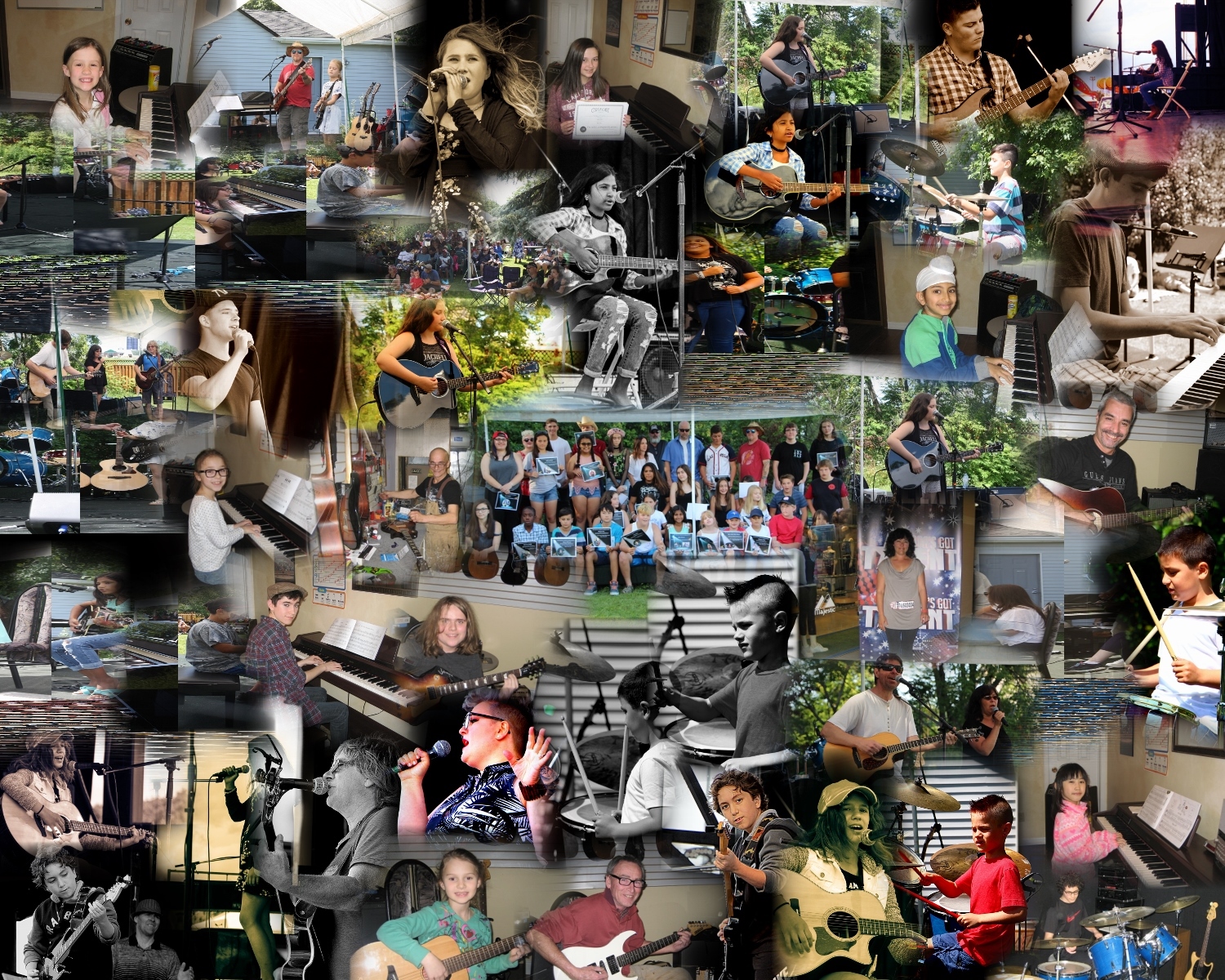 TJ School of Music collage
